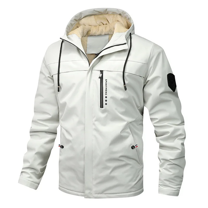 Giacca rossa uomo, vestibilità moderna, leggera, antivento e idrorepellente. Perfetta per il tuo stile casual.