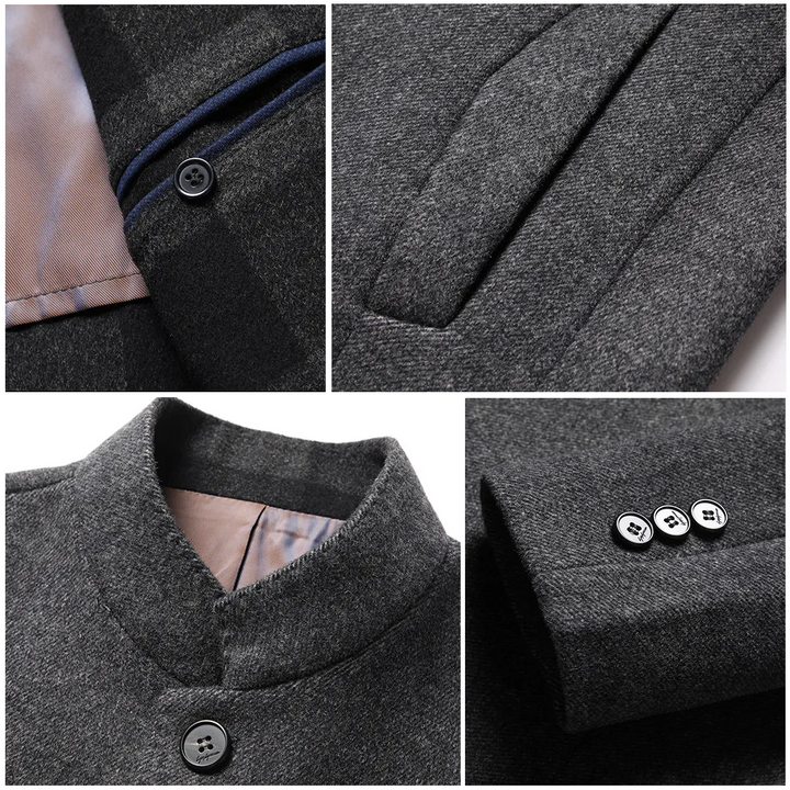 Cappotto uomo formale e casual, grazie al design reversibile. Il capo spalla elegante per ogni giorno.