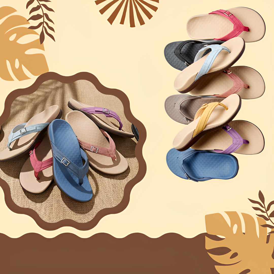 Sandali aperti donna, freschi e leggeri. Moda estiva con supporto plantare per un comfort eccezionale.