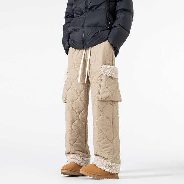 Pantaloni da neve verdi per uomo, caldi, impermeabili e sportivi, ottimi per lo sci e l'outdoor.