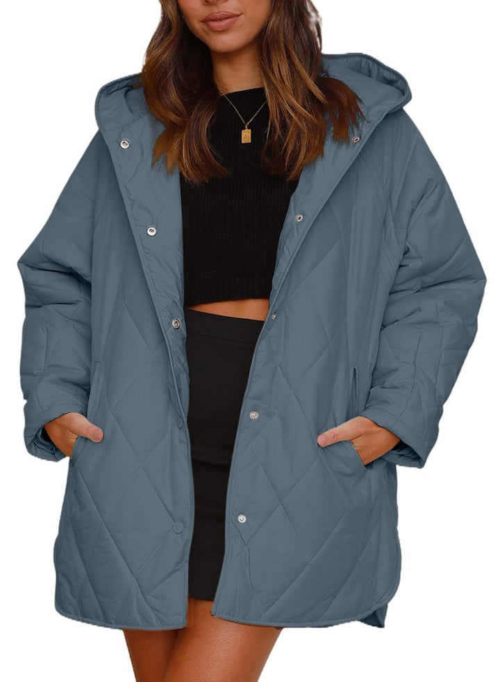 Giacca leggera trapuntata da donna per massimo comfort, ideale per le temperature fresche di mezza stagione.