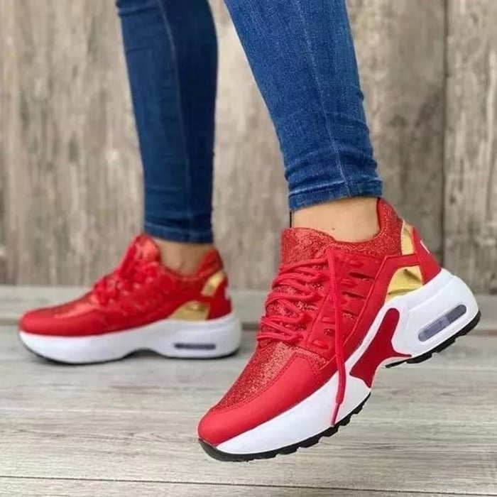 Scarpe da donna per passeggio, suola ammortizzata, offrono supporto plantare e benessere duraturo ogni giorno.