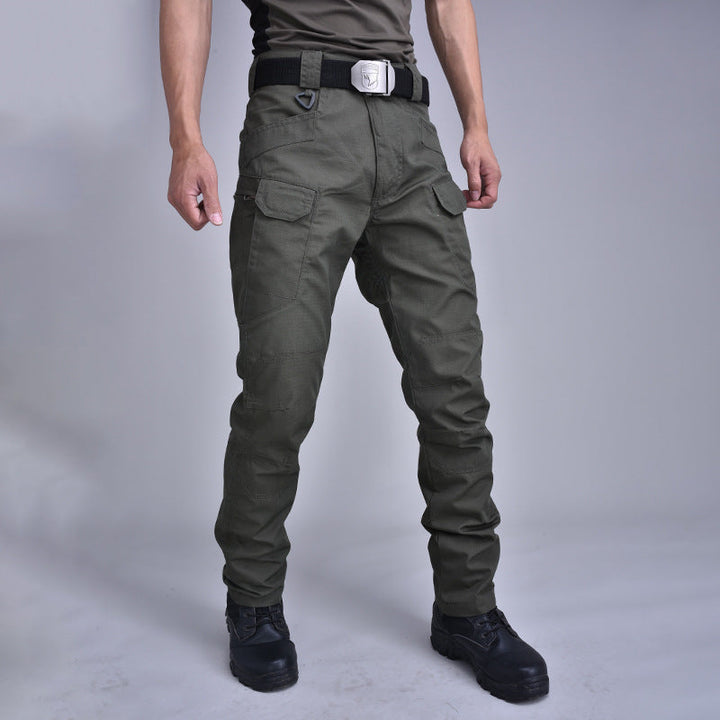 Pantaloni autunno uomo multitasche, design tattico per massima praticità. Antivento e impermeabili.