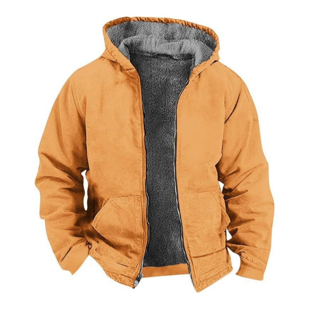 Giacca uomo impermeabile antivento, ideale per outdoor e viaggi in autunno/inverno.