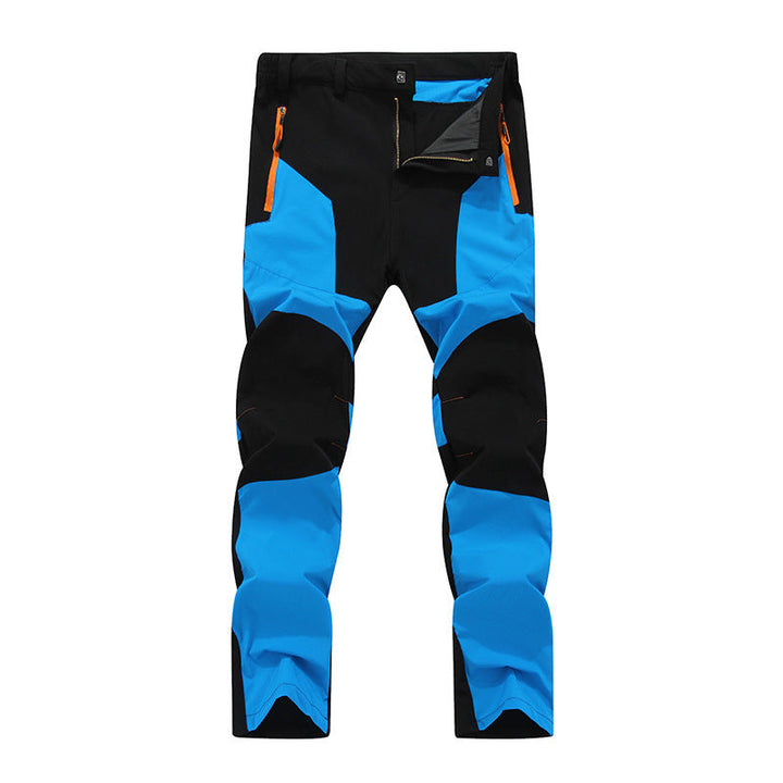 Comfort e protezione con pantaloni uomo impermeabili, antivento e stretch, ideali per trekking autunnale e sport.