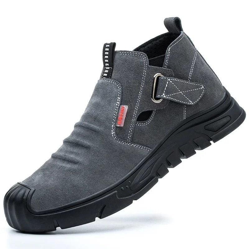 Scarpe antinfortunio uomo con puntale in acciaio, antiscivolo. Protezione e comfort superiori per ogni lavoro.