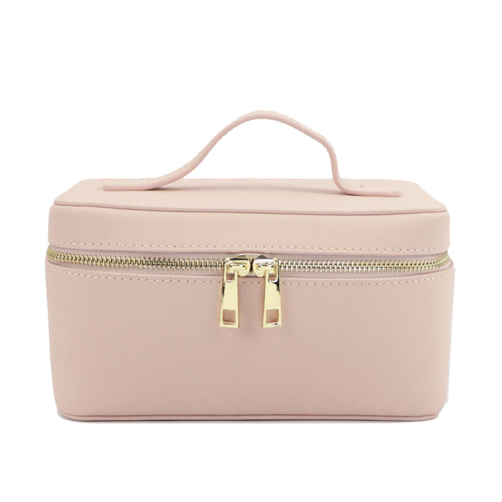 Borsa cosmetici in vera pelle, elegante e funzionale, perfetta per la donna che viaggia.