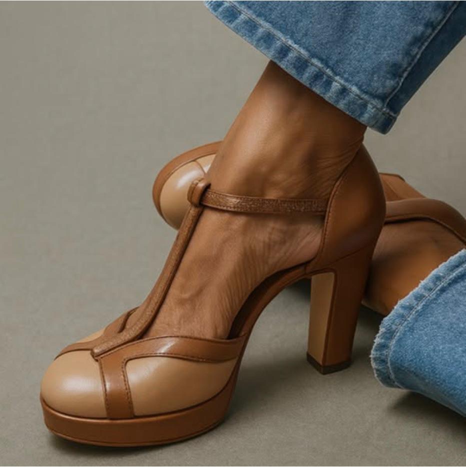 Sandali donna eleganti con tacco alto, perfetti per la moda estiva e il comfort ortopedico.