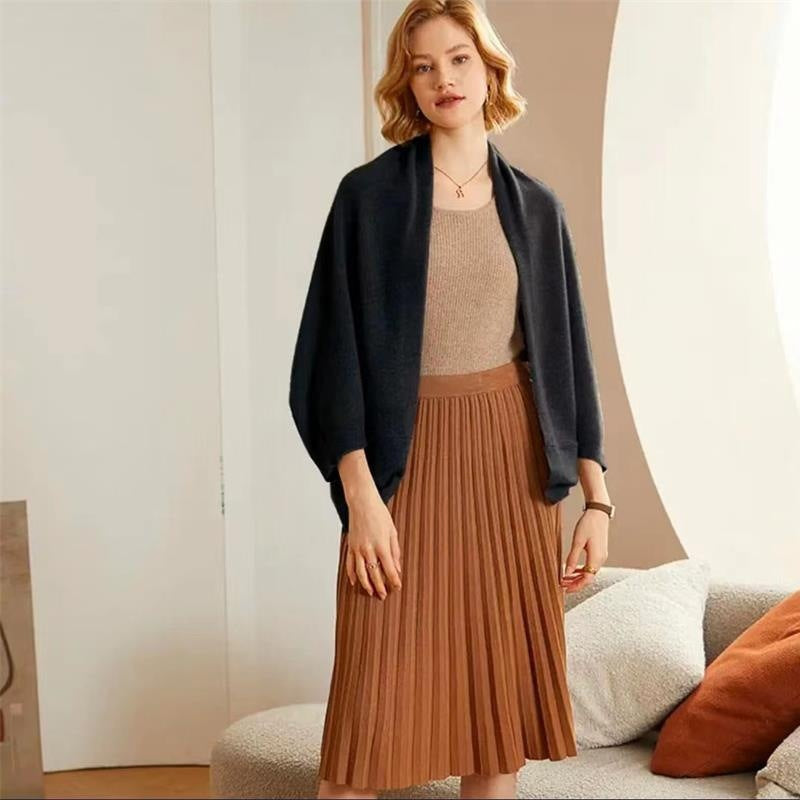 Scialle versatile donna, coprispalle elegante per serate fresche.