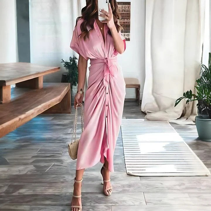 Vestito da donna per l'estate, stile bohème fluttuante, per un comfort senza pari.