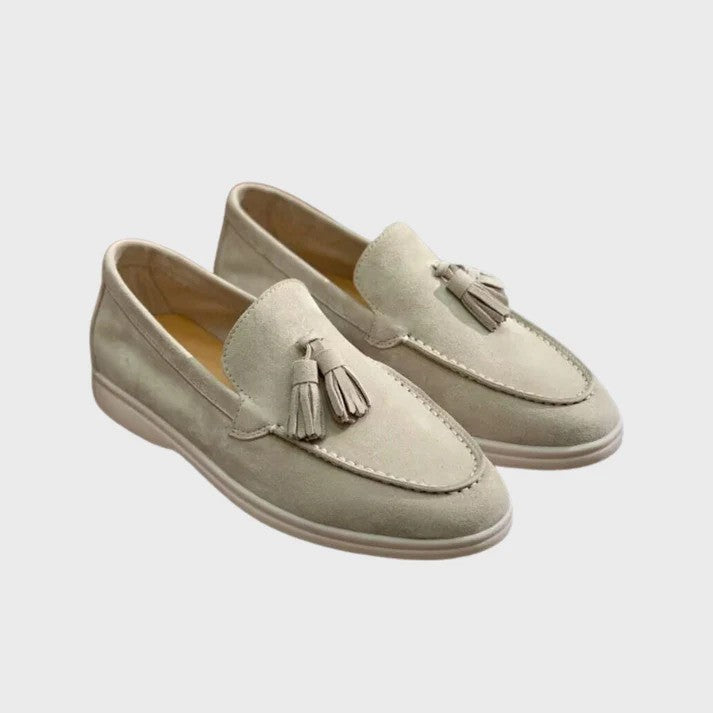Mocassini uomo casual elegante, punta arrotondata. Scarpe versatili per primavera/autunno, stile classico e comfort.