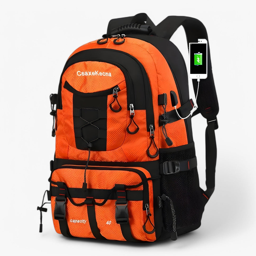 Zaino da trekking unisex 40L, perfetto per avventura, escursionismo e viaggi outdoor.