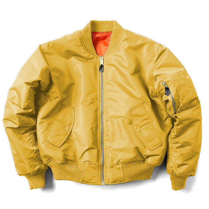 Bomber uomo, giacca stile pilota MA-1 per autunno/inverno, look workwear o moda casual.
