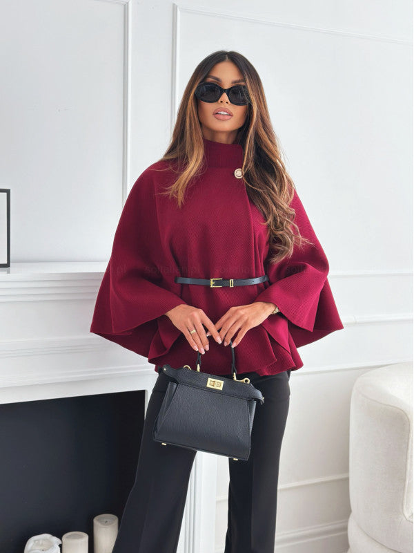 Elegante giacca donna con cintura, capo versatile per moda autunno/primavera. Ideale per stile raffinato.