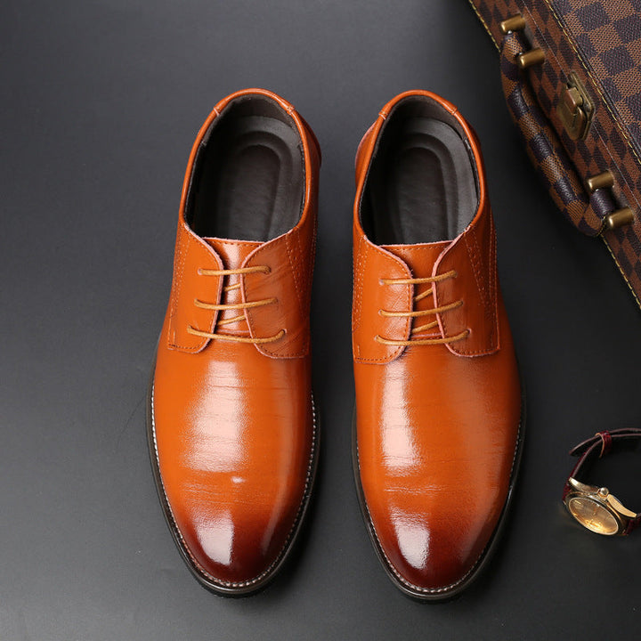 Scarpe eleganti uomo Oxford nere, taglie grandi, perfette per look formali e comfort duraturo.