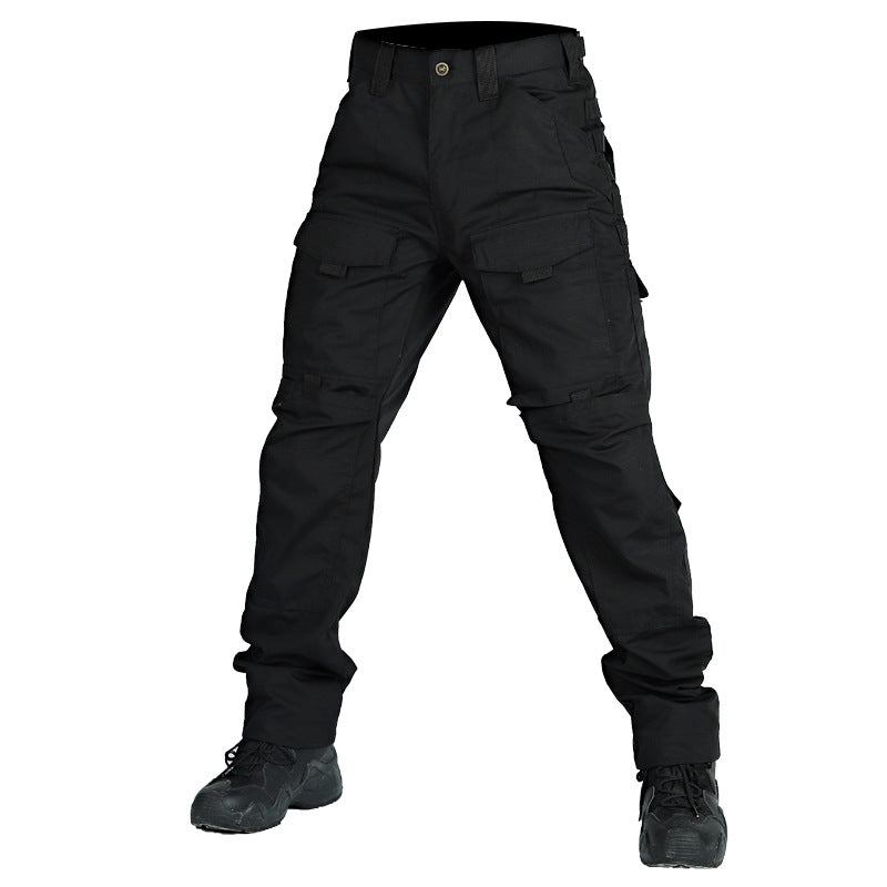 Pantaloni cargo mimetici uomo multitasca per outdoor ed escursionismo.