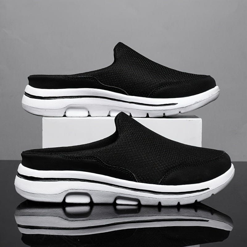 Mocassini casual uomo blu navy, con design slip-on per massima praticità e comfort.