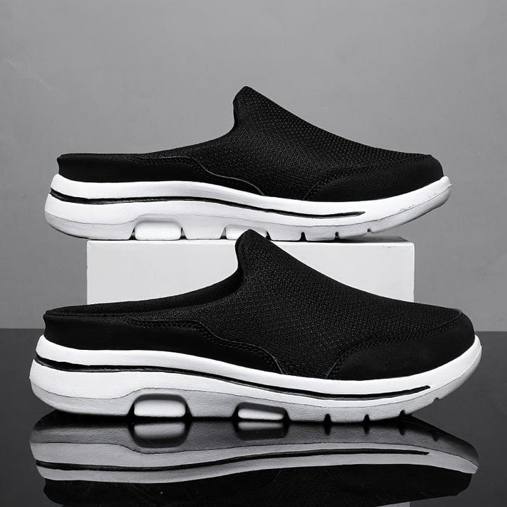 Mocassini casual uomo blu navy, con design slip-on per massima praticità e comfort.