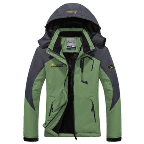 Giacca sci invernale uomo, calda e protettiva, perfetta per le piste e attività outdoor.