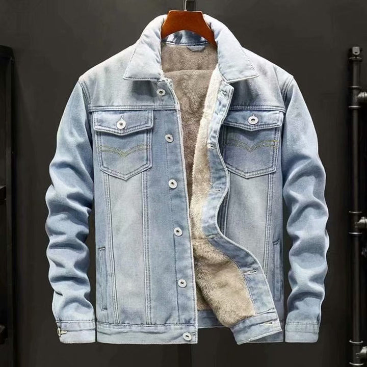 Nuova collezione: giacca in denim da uomo per primavera/autunno. Capo versatile per outfit casual chic.