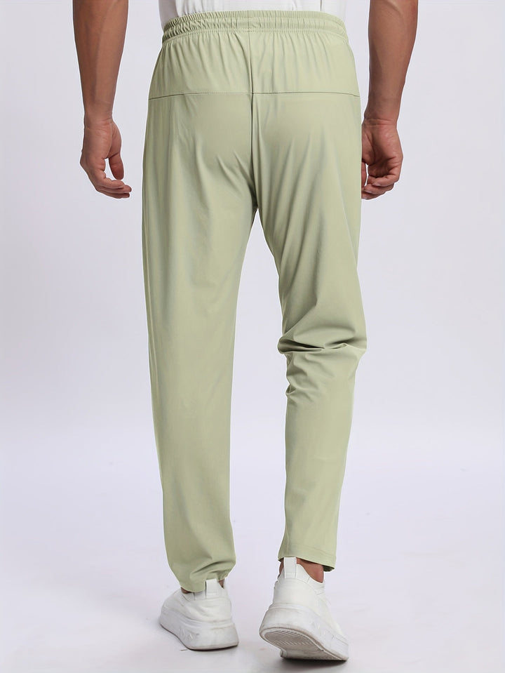 Joggers uomo elasticizzati, traspiranti per comfort attivo, viaggio e avventure outdoor.