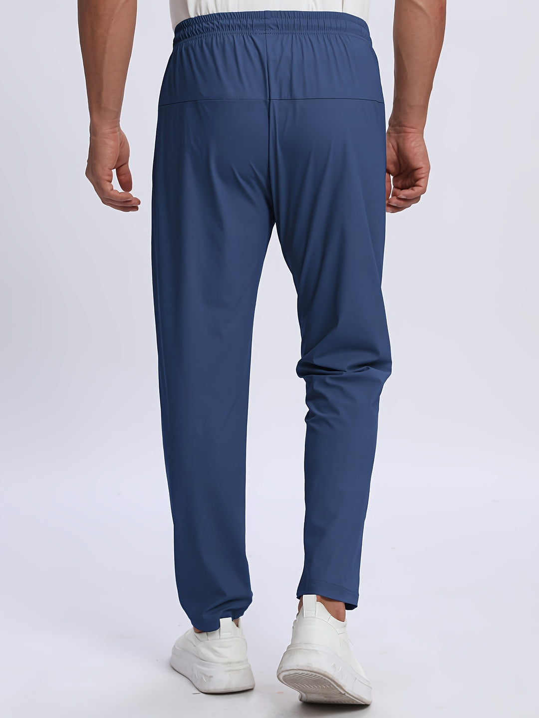 Pantaloni casual uomo versatili grigi, comodi per lo sport e l'abbigliamento di tutti i giorni.