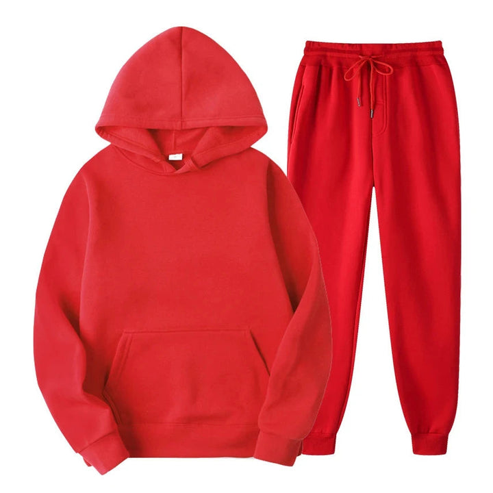 Abbigliamento uomo completo da jogging, stile moderno e vestibilità confortevole per ogni occasione casual.