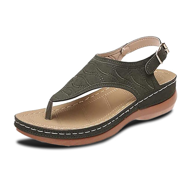 Sandali donna estivi eleganti e regolabili, con supporto ortopedico per comfort e stile alla moda.