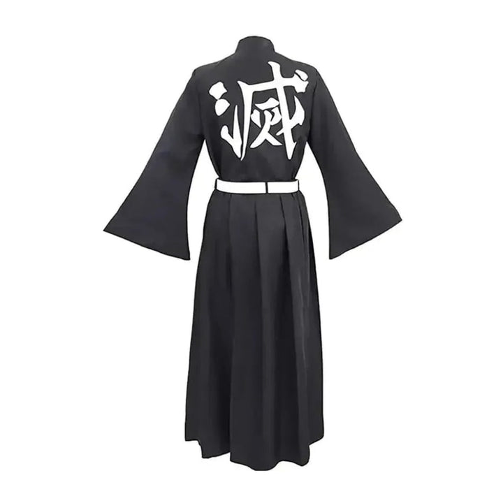 Costume cosplay anime con colletto alto, adatto a bambini e adulti, perfetto per Halloween e travestimenti.