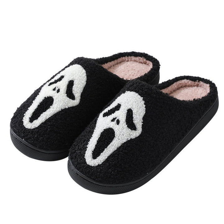 Pantofole festive Halloween unisex, antiscivolo e con supporto arco, per la massima sicurezza e comfort in casa.