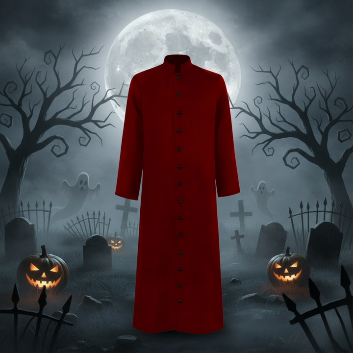 Indossa il costume da sacerdote unisex per un Halloween memorabile o un cosplay da cardinale autentico.