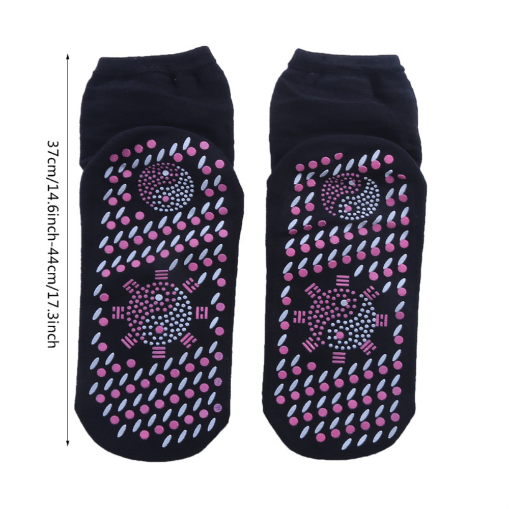 Calze unisex autoriscaldanti super termiche, con grip antiscivolo per massimo comfort e protezione dal freddo.