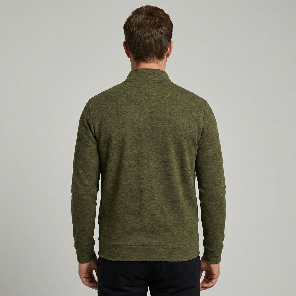 Cardigan da uomo con zip, ideale per un abbigliamento caldo, confortevole e alla moda.