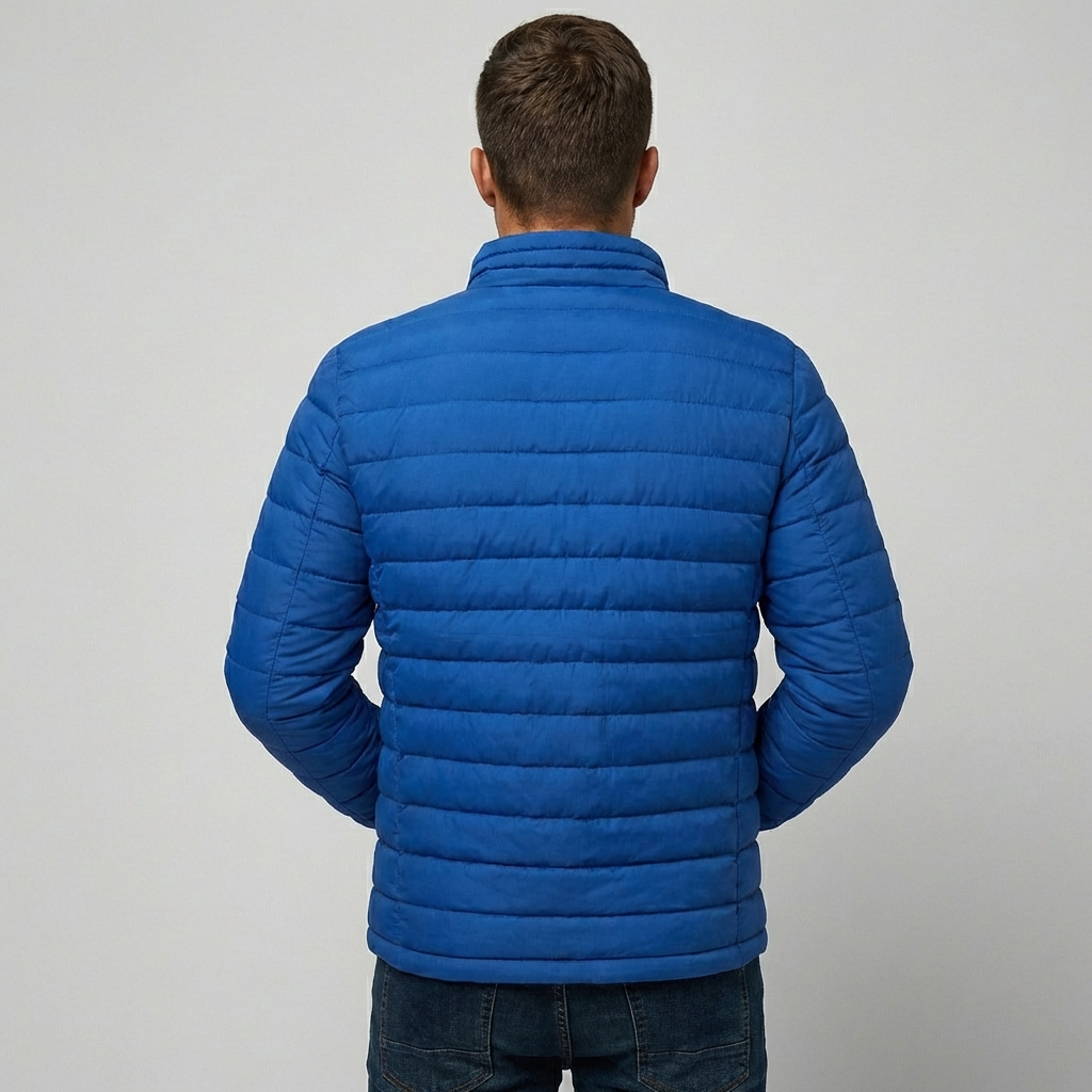 Capospalla uomo casual versatile per mezza stagione. Giacca con stile ed elegante colletto rialzato.