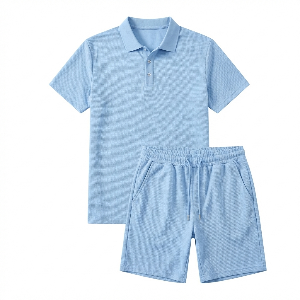 Set da uomo casual elegante, ideale per comfort e stile versatile. Abbigliamento coordinato uomo.