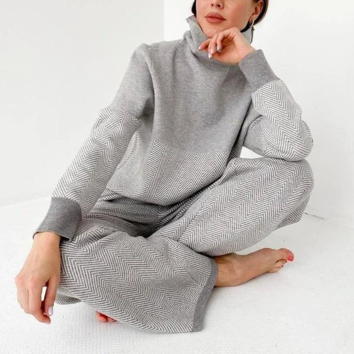 Completo invernale donna due pezzi in pile caldo e confortevole. Ideale per casa o come pigiama da donna.