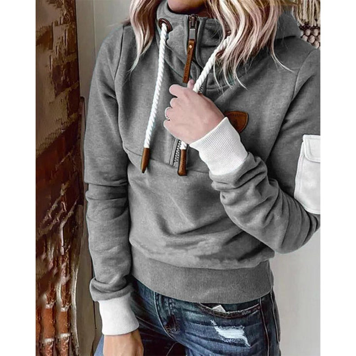 Felpa donna con cappuccio, stile versatile per look casual e sportivi. Comoda ed elegante. Ideale per ogni giorno.