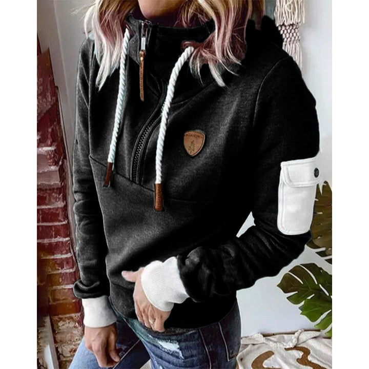 Felpa con cappuccio da donna super morbida ed elegante, per un comfort avvolgente e un look alla moda impeccabile.