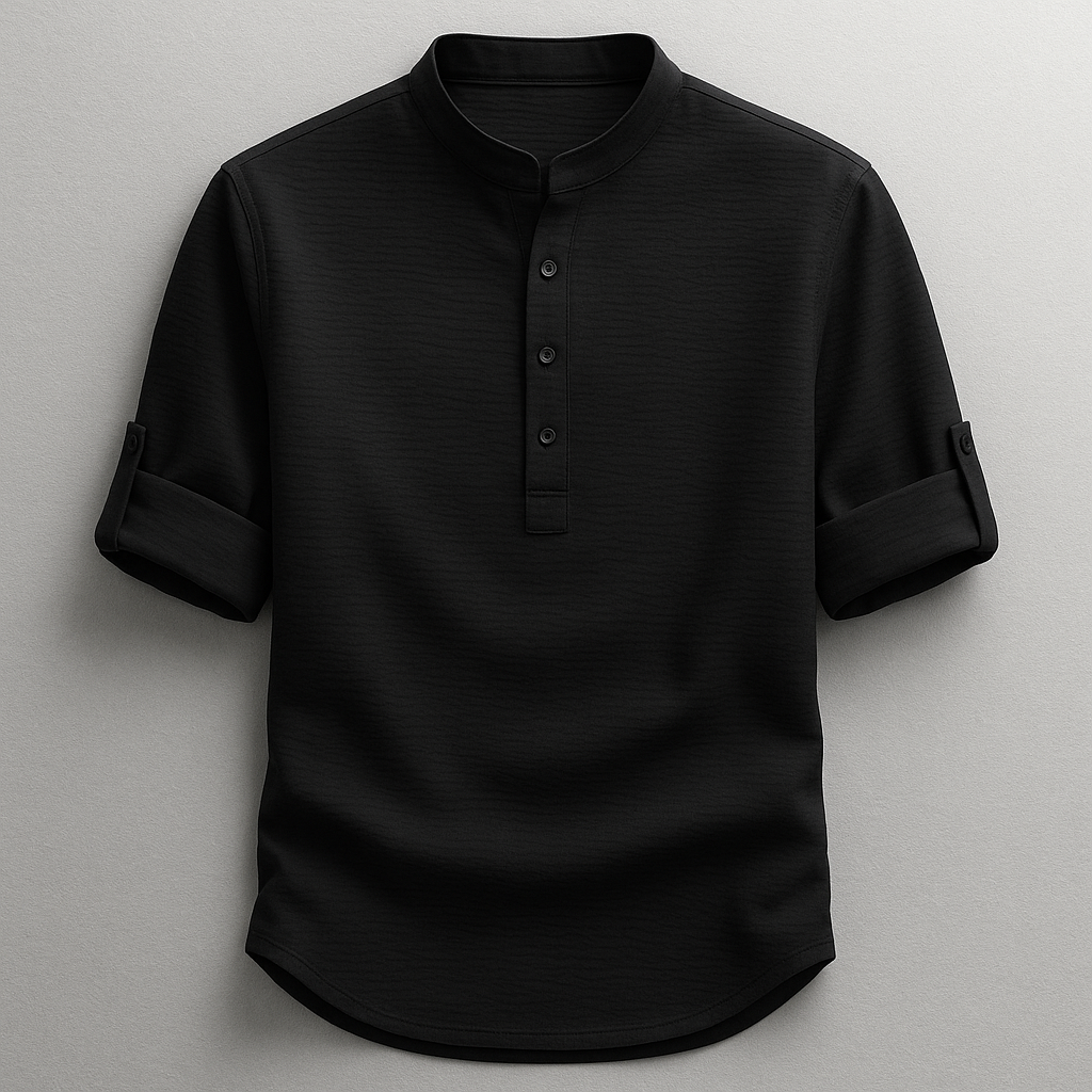 Camicia uomo slim fit che valorizza la silhouette, con maniche lunghe e colletto classico. Eleganza e vestibilità.