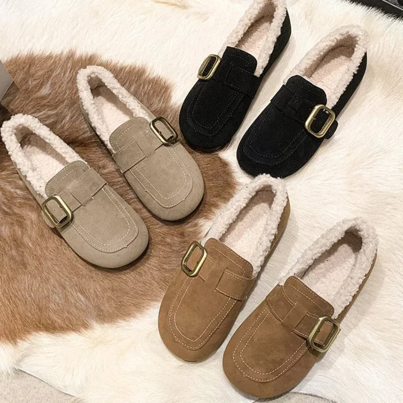 Mocassini da donna retrò comodi, scarpe quotidiane versatili per comfort casual ed elegante.