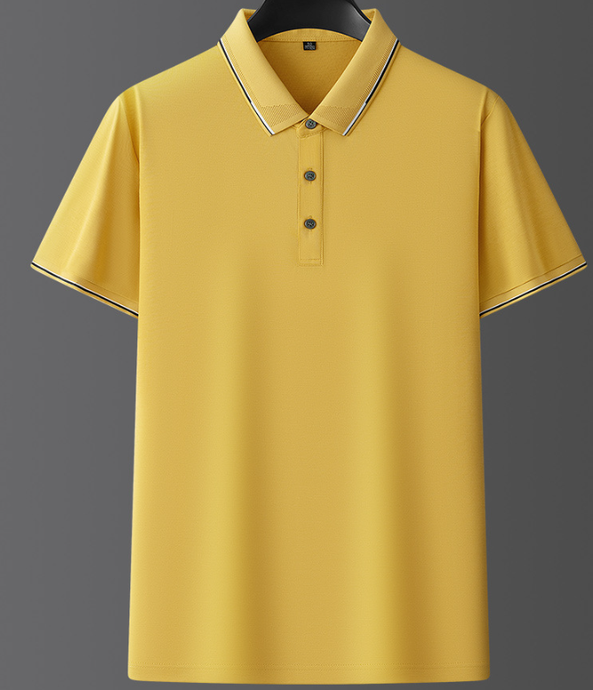 Collezione polo estiva uomo: colori assortiti per un guardaroba versatile e di lusso. Stile casual.