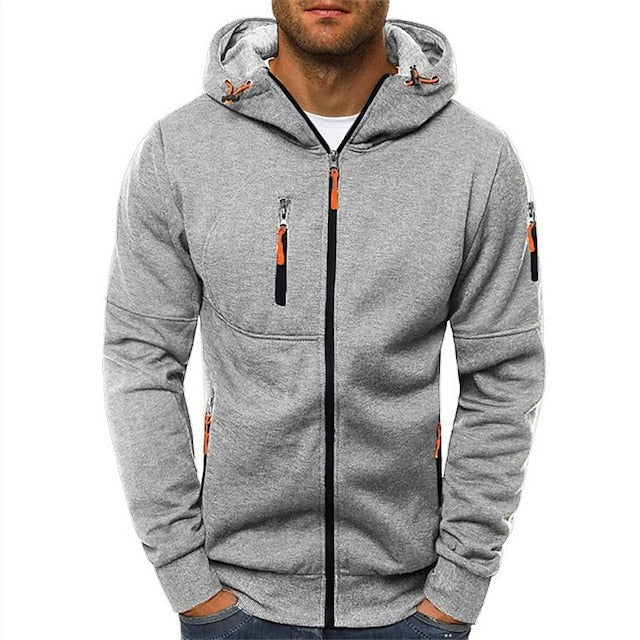 Felpa con cappuccio da uomo in cotone blu scuro, perfetta per uno stile casual e confortevole ogni giorno.