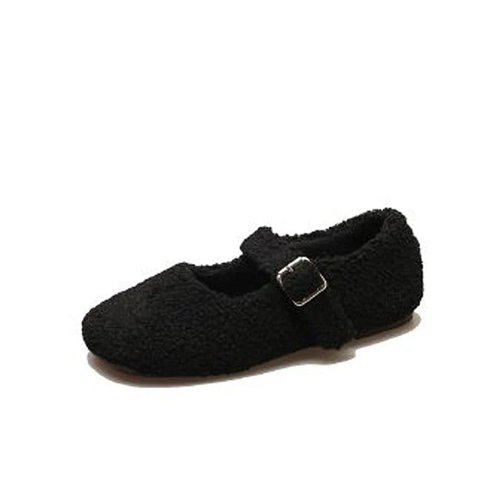 Ballerine Mary Jane donna in pelle liscia, eleganti scarpe versatili che assicurano comfort per tutto il giorno.