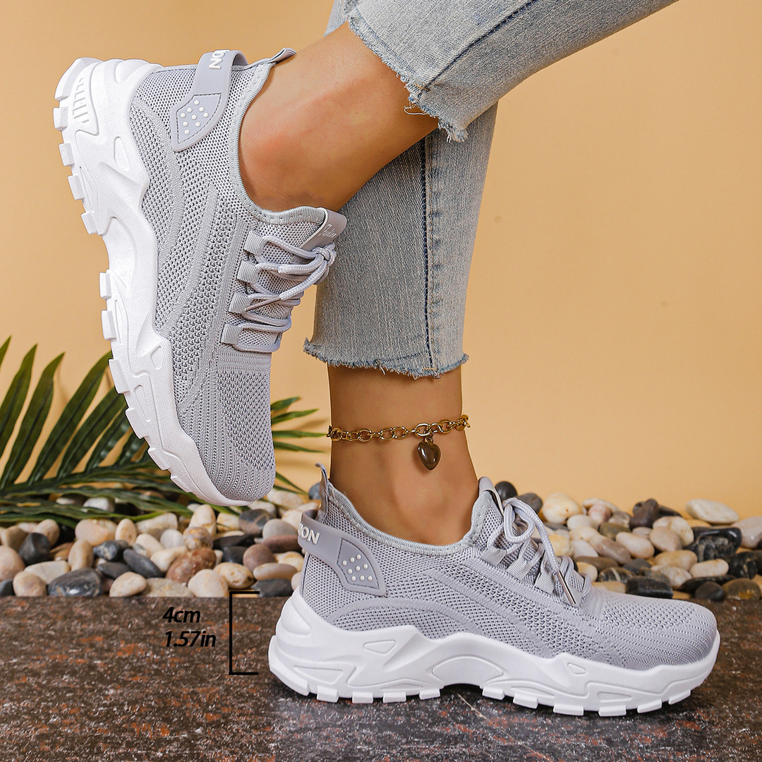 Sneakers donna leggere e flessibili, ideali per camminare tutto il giorno, modello slip-on.