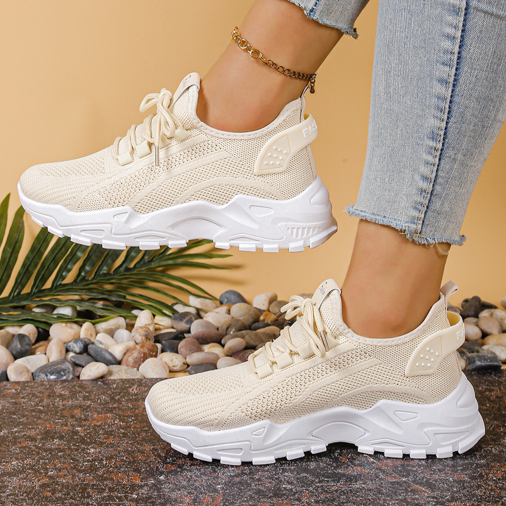 Sneakers donna comfort slip-on per camminata quotidiana, leggere e traspiranti.