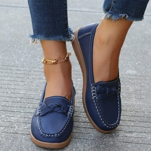 Mocassini slip-on da donna comodi con supporto plantare per il massimo comfort tutto il giorno.