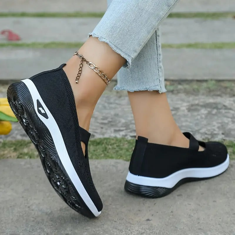 Scarpe estive leggere da donna, stile slip-on con grip antiscivolo, perfette per le tue avventure quotidiane.