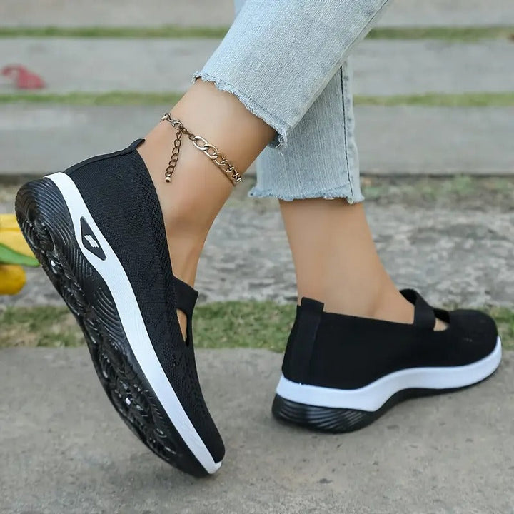 Scarpe estive leggere da donna, stile slip-on con grip antiscivolo, perfette per le tue avventure quotidiane.