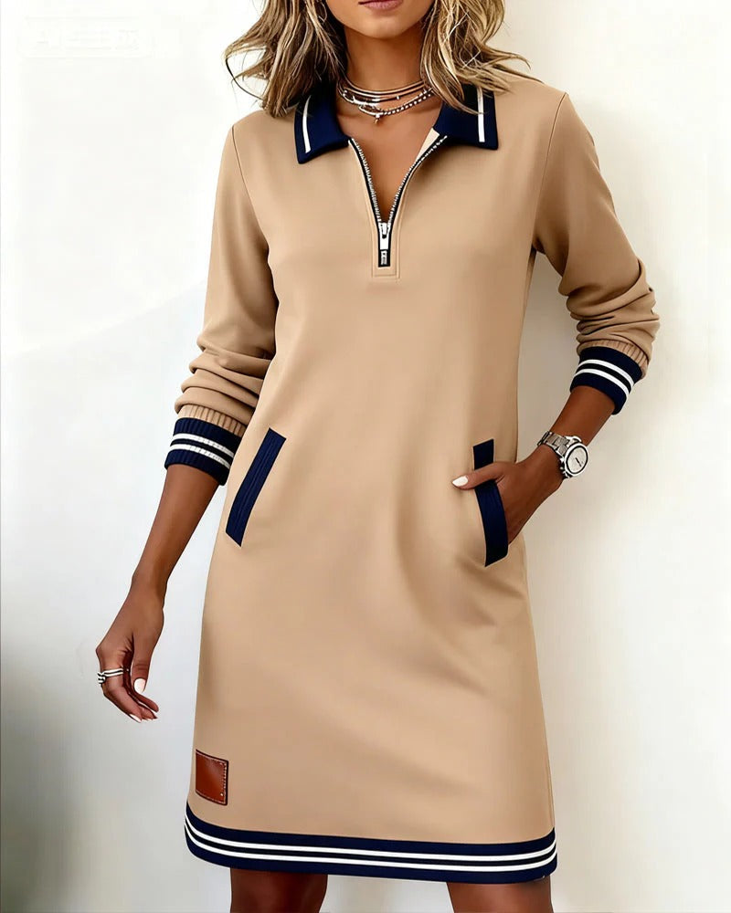 Comodo abito dritto donna per un look casual-chic, con dettagli moderni e vestibilità perfetta.