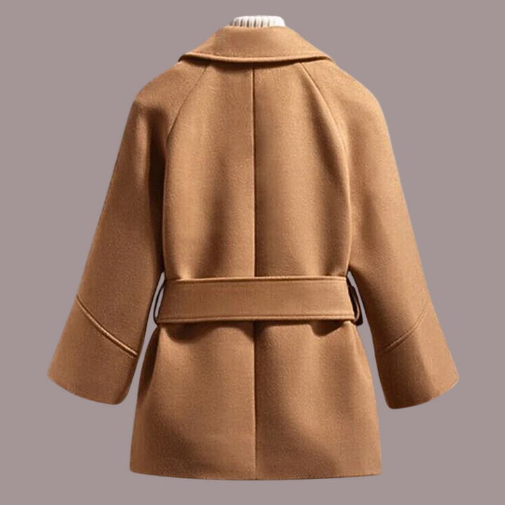 Cappotto donna in lana, chic e caldo. Outerwear lungo per autunno/inverno, perfetto per uno stile elegante e comodo.